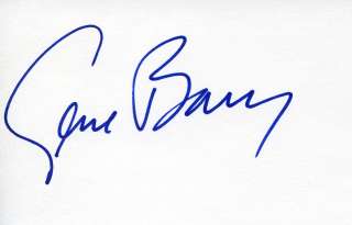 GENE BARRY TVs BAT MASTERSON Autograph  