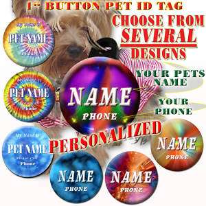 DOG CAT Pet ID Tag Personalized Pets NAME and PHONE  