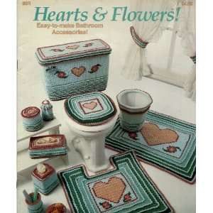  Hearts & Flowers Easy to Make Bathroom Accessories Crochet 