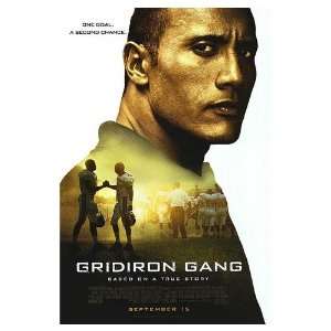  Gridiron Gang Original Movie Poster, 26.75 x 39.75 (2006 