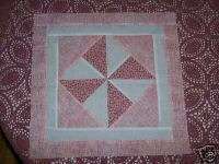 12 Pin Wheel Quilt Blocks   Large 18  inch   Must See  