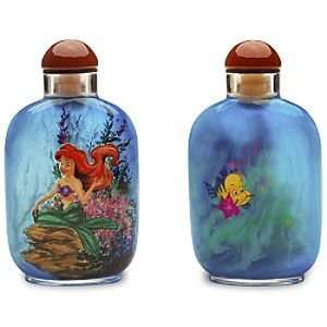   The Little Mermaid Ariel Fine Art Glass Bottle