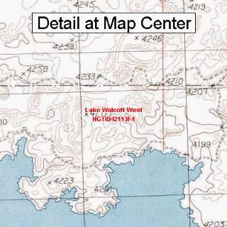   Map   Lake Walcott West, Idaho (Folded/Waterproof)