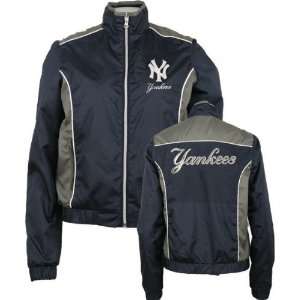  New York Mets  Womens  Poly Dewspo Full Zip Jacket 