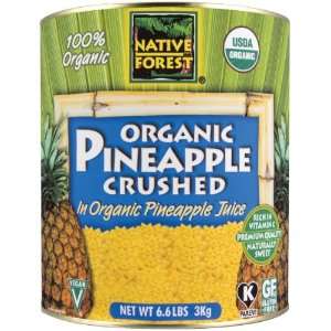 Native Forest Organic Pineapple Crushed (Foodservice size), 96 Ounce