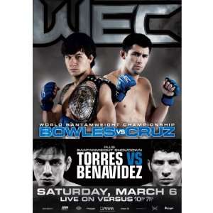 WEC 47 Autographed Poster 