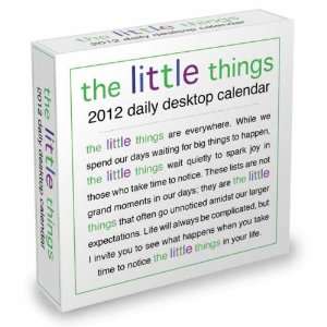    The Little Things 2012 Page a day Calendar