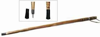 all natural hardwood walking stick. This polished wood stick shows off 