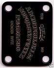 Guitar Parts NECK PLATE Custom Engraved Etched   OUIJA BOARD   BLACK
