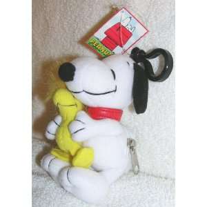  Peanuts Plush 6 Snoopy and Woodstock Clip on Attachable 
