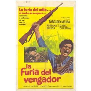 Fury of the Avenger Movie Poster (11 x 17 Inches   28cm x 44cm) (1969 