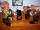   Vintage Decanter Lot of 5, With Boxes. Lanterns, Cowboy Boot, Boat #6