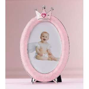  Oval Crown Frame 3.5x5 Pink Baby