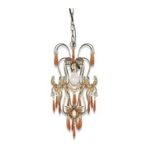Globe Electric 6112701 Mini Chandelier, Antique Brass Finish with 
