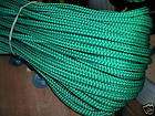 Dacron Double Braid sail line rope 1/2 x 100 Solid Tan  