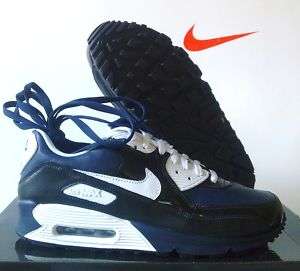New Men Nike Air Max 90 iD Black/White sz 9.5 Leather  
