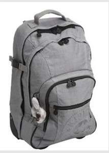 Kipling Mawson Wheeled Backpack Dove Gray Airline Carry On Acceptable 