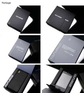 SGP iPhone 4 Gariz Edition Leather Case Black [PL_IP4G1]  