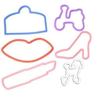  24 Pack Diva Silly Shaped Rubber Bands by BandzMania Toys 