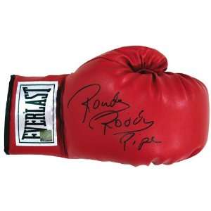  Rowdy Roddy Piper Signed Everlast Boxing Glove   Sports 