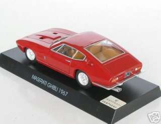 wonderful modelcar MASERATI Ghibli Coupé 1967   red   1/43  