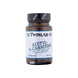  Twinlab Acetyl L Carnitine 500mg, 120 Capsules Health 