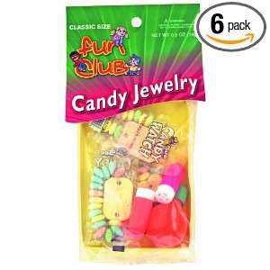 Energy Club Candy Jewelry, 0.5 Ounce Bags (Pack of 6)  