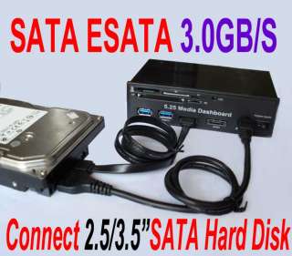 Media Dashboard (in box) 1*Power cable 1*SATA cable 1*CD 