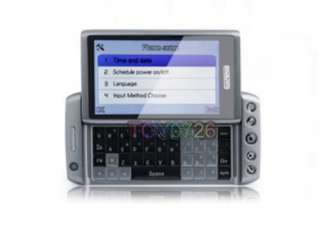 GSM unlocked WIFI JAVA QWERTY Keyboard cell Phone silver Touch Screen 