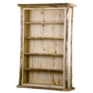  Aspen Mountain Log Bookcase
