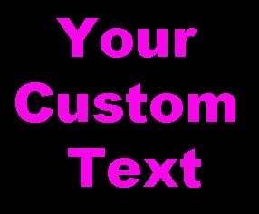 CUSTOM VINYL LETTERS Choose Size/Color Your Text Made to Order  