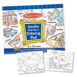  Melissa & Doug Jumbo Coloring Pad   Blue Toys & Games