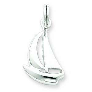  Sterling Silver Sailboat Charm Jewelry