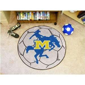   State Cowboys NCAA Soccer Ball Round Floor Mat (29) Sports