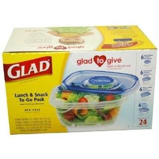  GladWare Mini Round, 4 Ounce Containers with Lids, 8 Count 