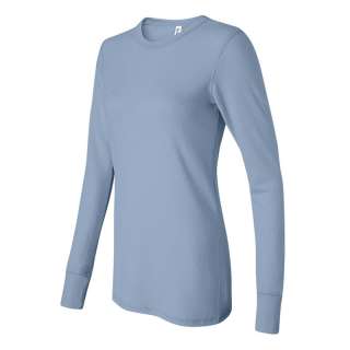   Thermal Knit Long Sleeve T Shirt S 2XL Irene Top 8500 Womens  