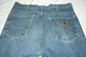 Vtg Carhartt Work Jeans 35 x 32 Classic Straight Leg High Waist HOT 