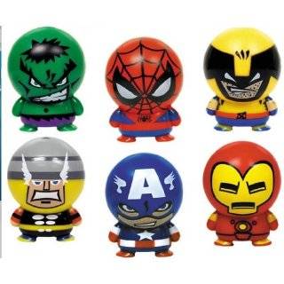Marvel Buildable Mini Figure Collection  Complete Set of All 8 Vending 