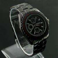 New Fashion Black Stylish Mens Man Quartz Wrist Watches, LC001  