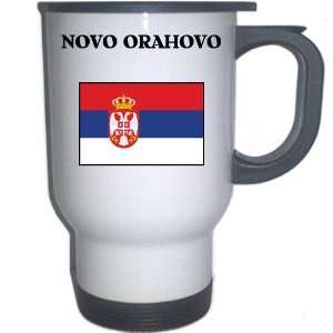  Serbia   NOVO ORAHOVO White Stainless Steel Mug 