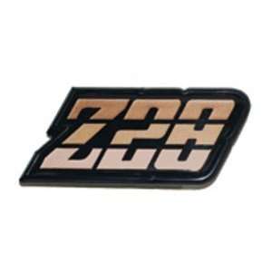  80 81 CAMARO FUEL DOOR EMBLEM, Z28, GOLD Automotive