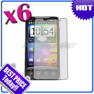   Clear LCD Screen Protector Shield for HTC EVO 4 4G Sprint New  