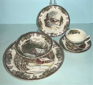 Johnson Brothers Friendly Village 5 Piece Place Setting New  