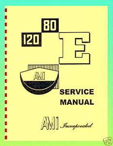 AMI Model E80/120 Jukebox Manual  