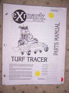 1990s ExMark Turf Tracer Yard Lawn Mower Parts Manual F  