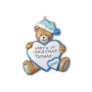  3008 Baby Bear Personalized Christmas Holiday ornament 
