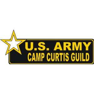  United States Army Camp Curtis Guild Bumper Sticker Decal 