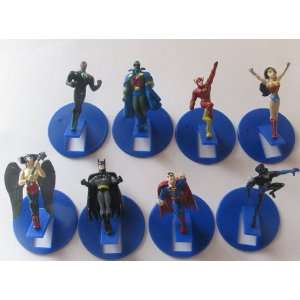  DC Superheroes Set of 8 Vending Toys   Capsule Toys 