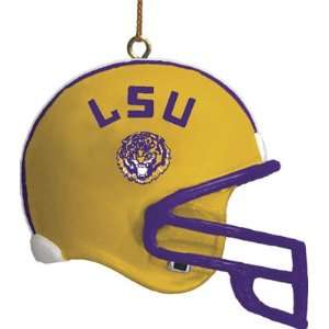 Louisiana State Tigers NCAA Helmet (3 Pack) Tree Ornament 