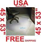 ES Robbins AnchorBar Clear Office Carpet Chair Mat w/Lip Low Pile 45 x 
